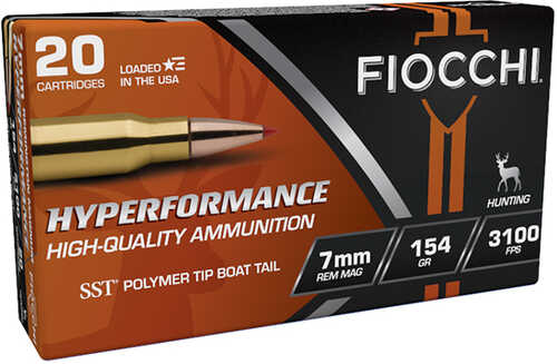 FIOCCHI 7MM MAG 154GR SST 20/BX